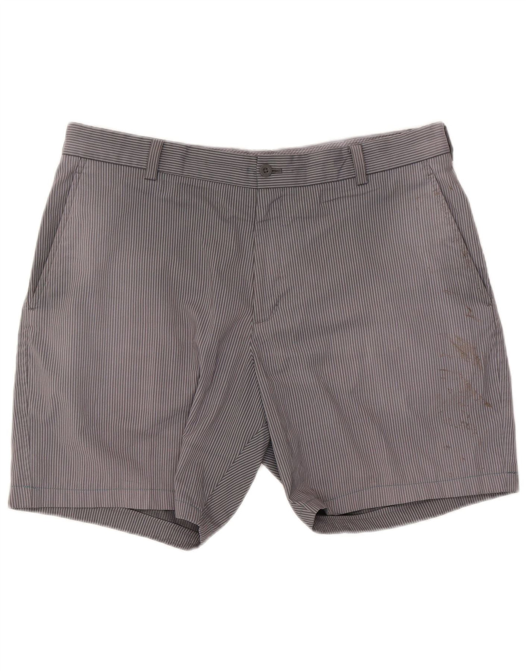 Nike Mens Golf Chino Shorts W36 Grande Cinza Risca de Giz Poliéster