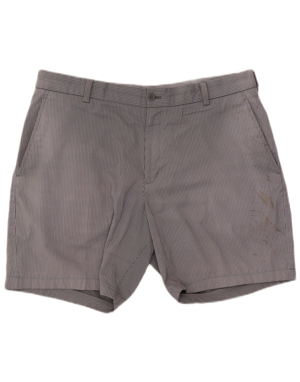 Nike Mens Golf Chino Shorts W36 Grande Cinza Risca de Giz Poliéster