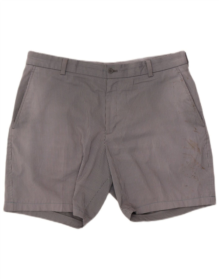 Nike Mens Golf Chino Shorts W36 Grande Cinza Risca de Giz Poliéster