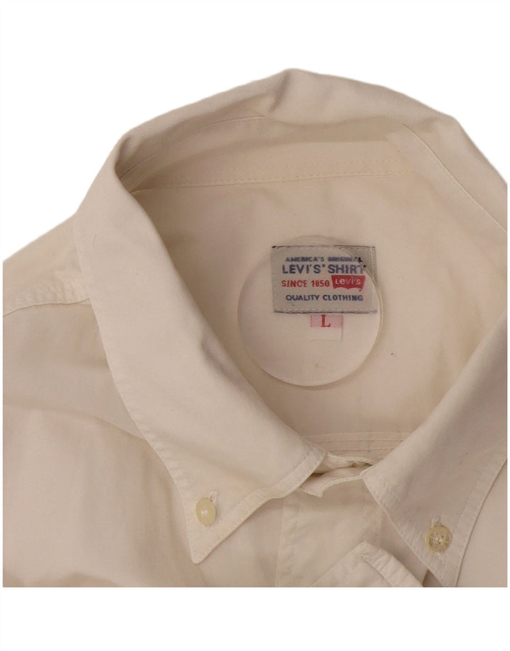 Camisa Levi's Masculina Grande Off White