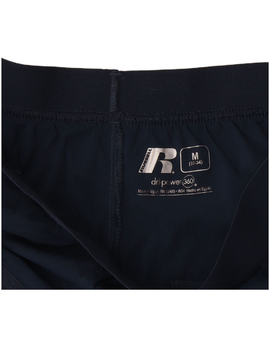 RUSSELL ATLÉTICO Masculino Dri-Power Sport Shorts Médio Azul Marinho