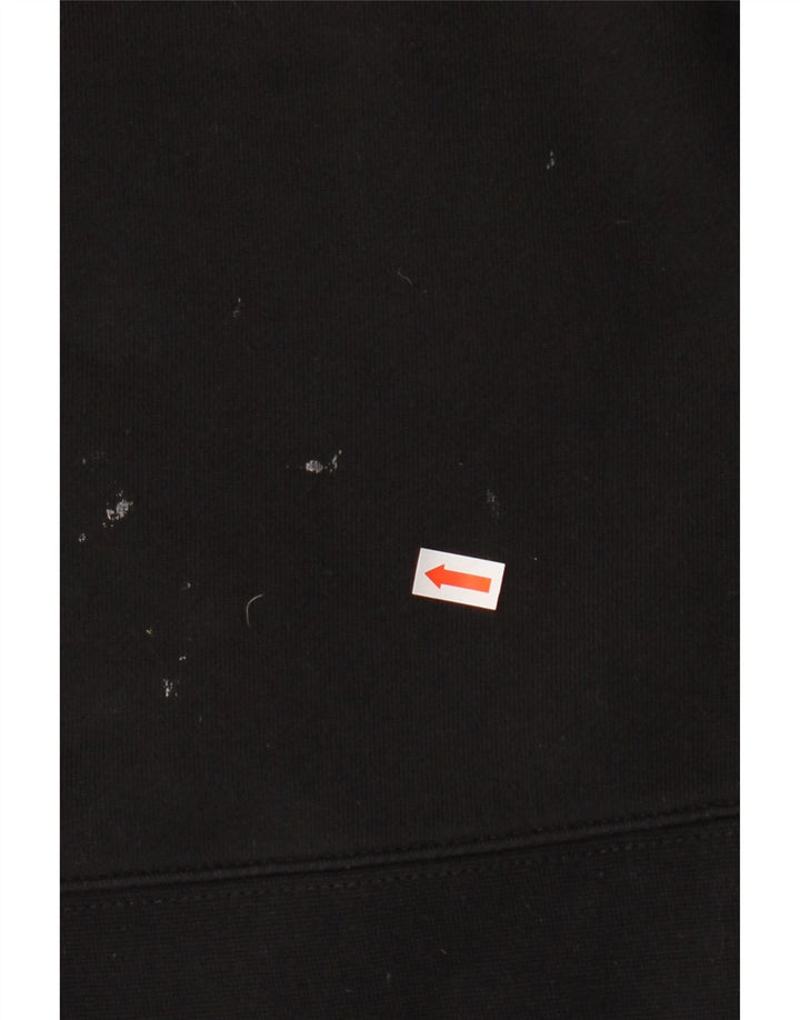 CHAMPION Mens Graphic Zip Hoodie Sweater Small Black Vintage Champion and Second-Hand Champion from Messina Hembry 