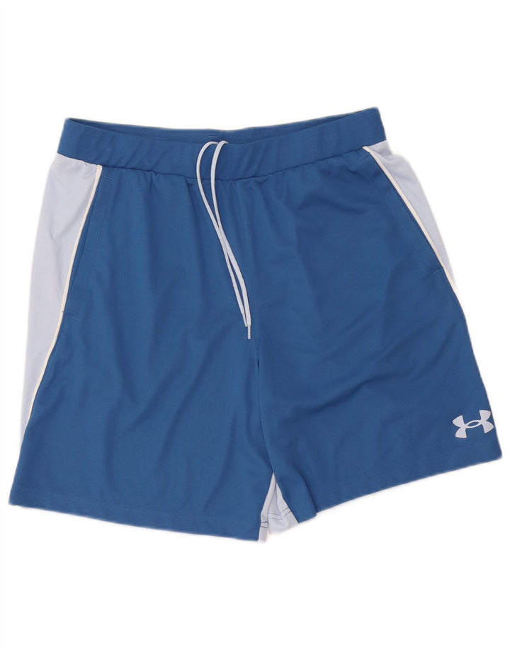 Under Armour Mens Sport Shorts Grande Poliéster Colourblock Azul