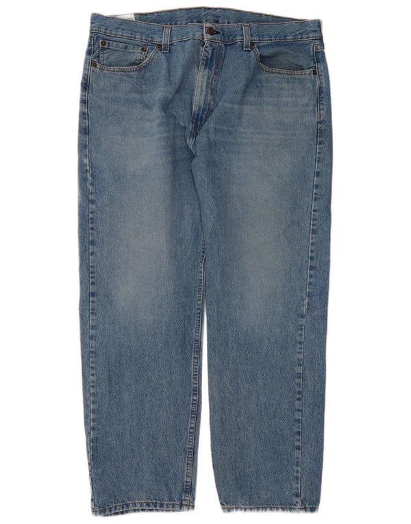 Levi's Masculino 505 Straight Jeans W38 L30 Azul Algodão