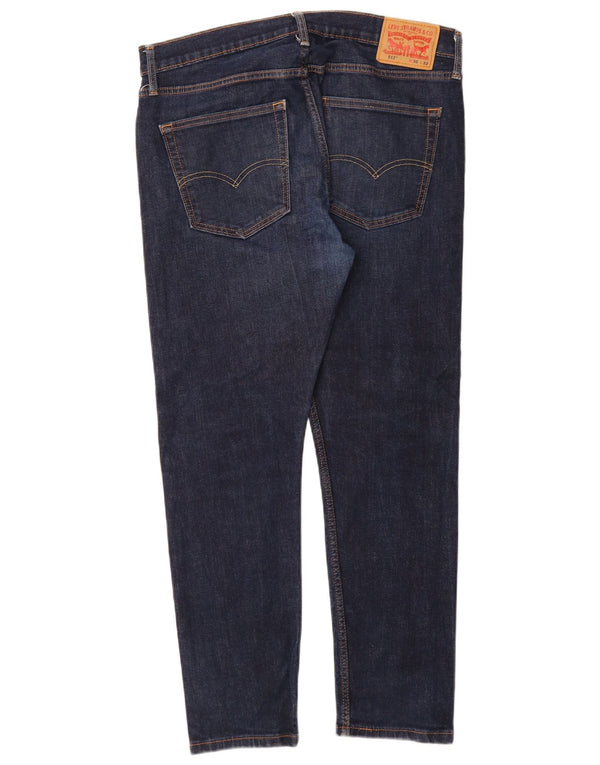 Calça jeans masculina Levi's 512 Slim Tapered W36 L32 azul marinho algodão