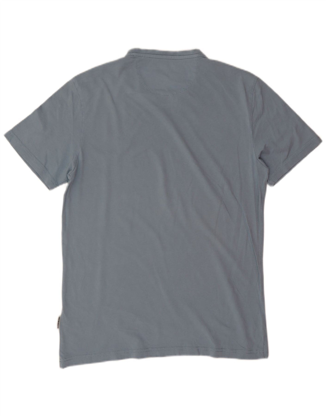 Camiseta masculina Napapijri Top médio algodão azul