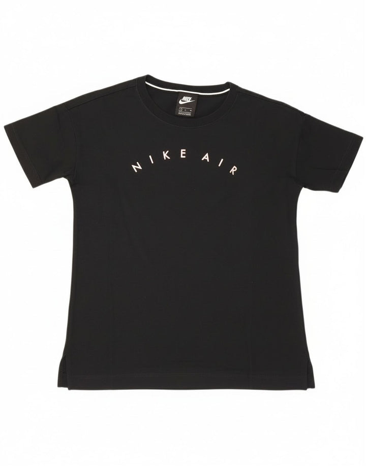 Camiseta masculina Nike Air Graphic preta pequena