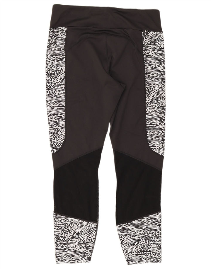 Leggings capri femininas Mountain Warehouse UK 14 médio preto colorblock