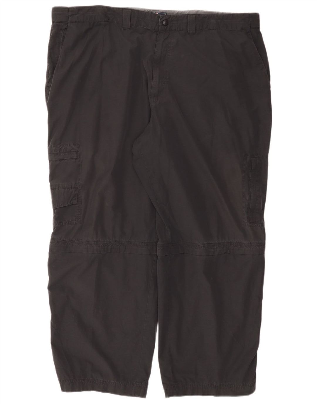 Calça cargo reta masculina Marks & Spencer W44 L29 algodão preto