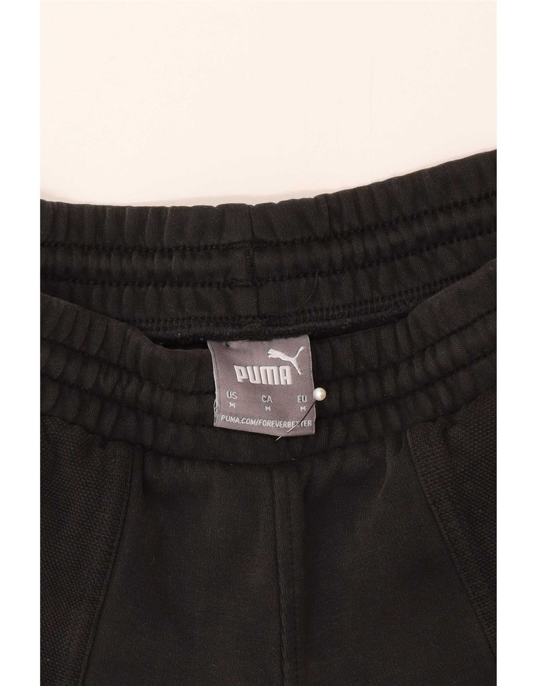 Calça de treino masculina Puma médio preto algodão