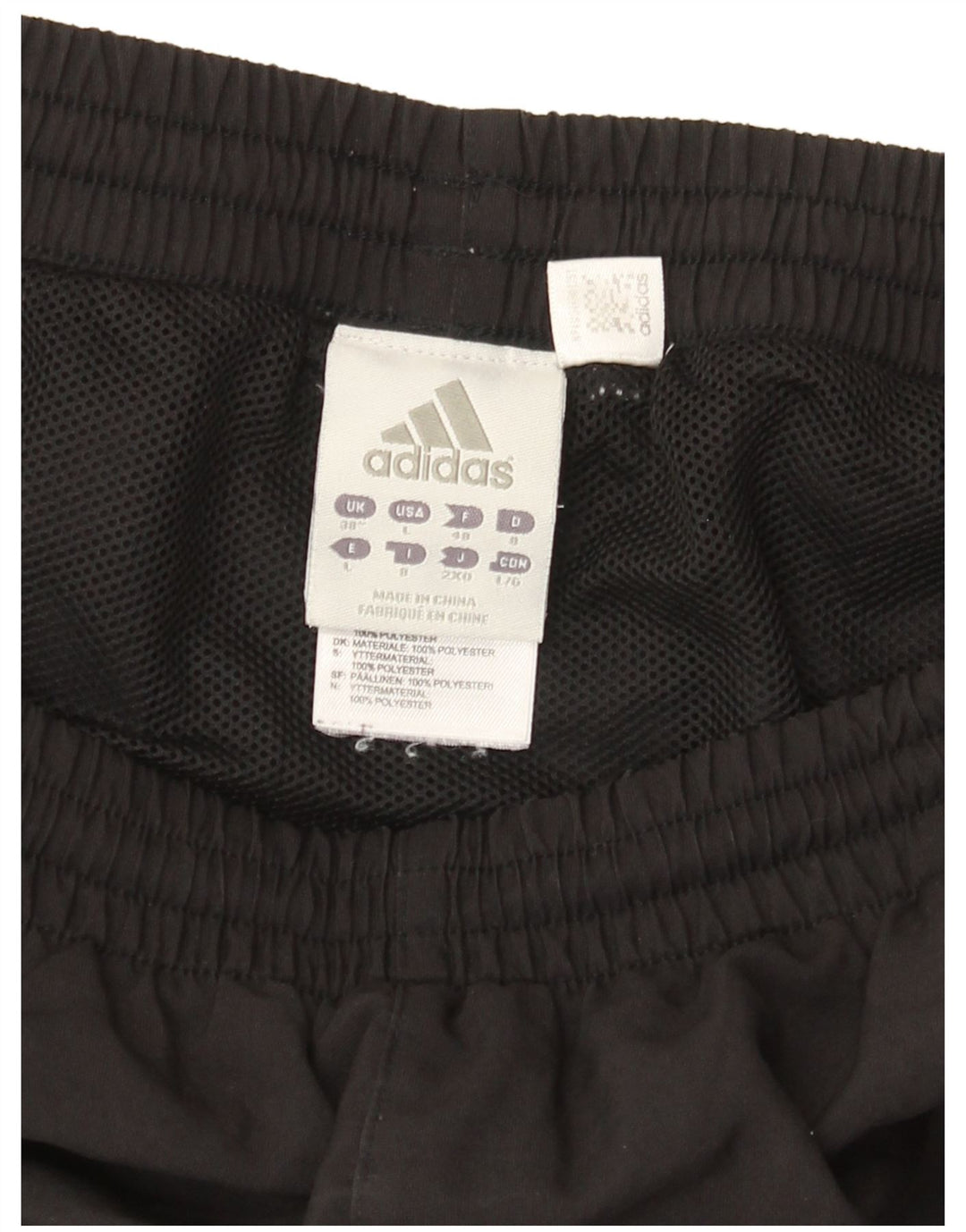 Shorts esportivos masculinos Adidas XL preto poliéster