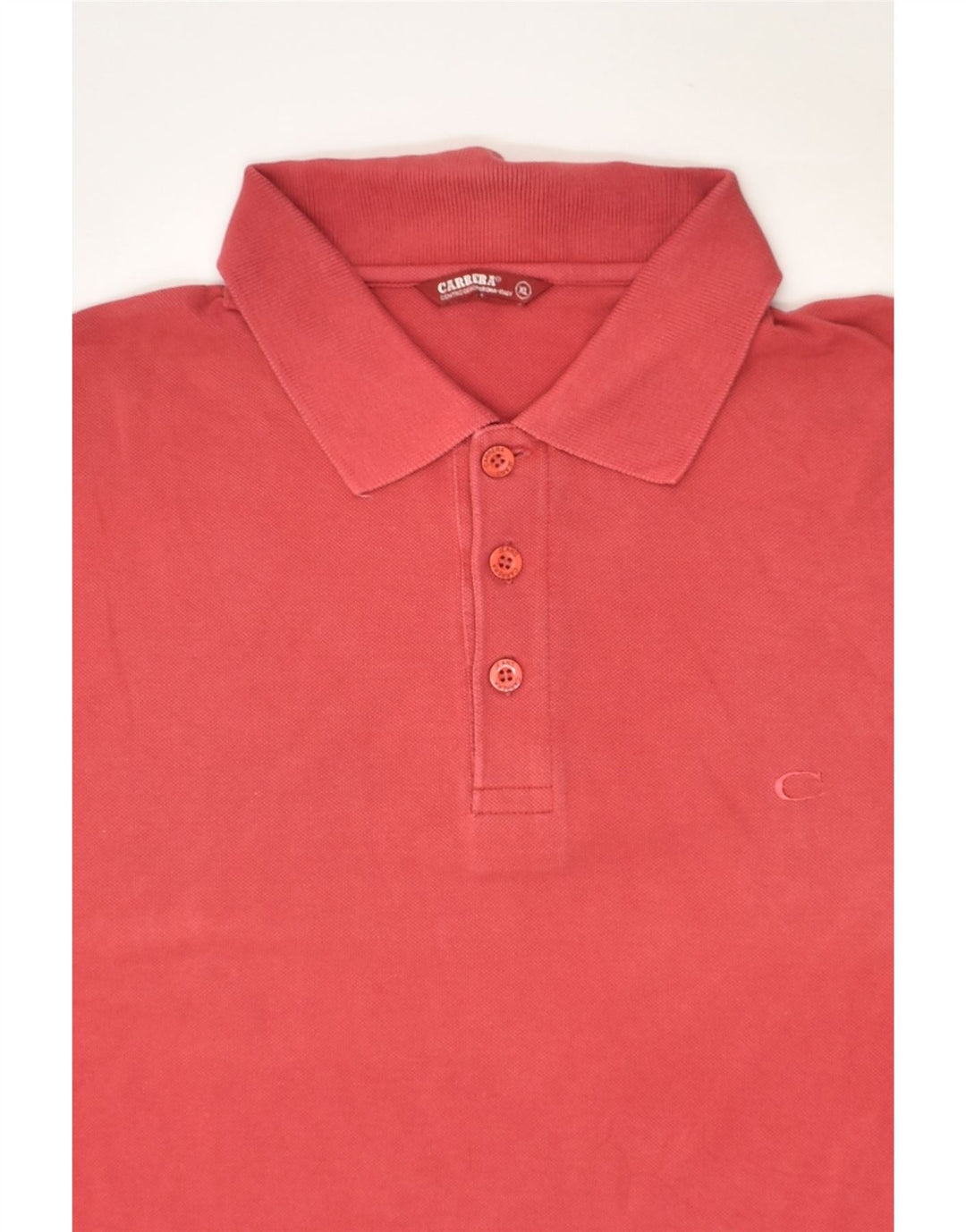 CARRERA Mens Polo Shirt XL Red Cotton | Vintage Carrera | Thrift | Second-Hand Carrera | Used Clothing | Messina Hembry 