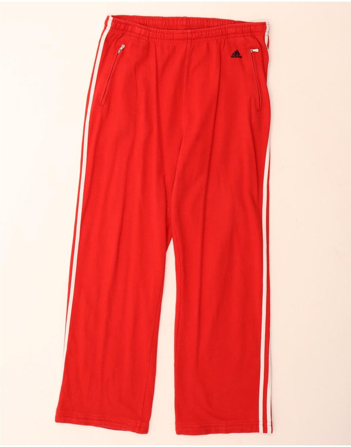 Calça de treino masculina ADIDAS UK 42/44 grande algodão vermelho