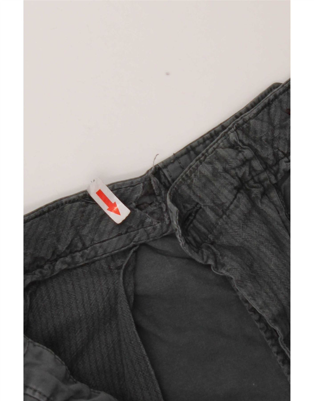 Shorts chino feminino Marks & Spencer W36 grande algodão cinza