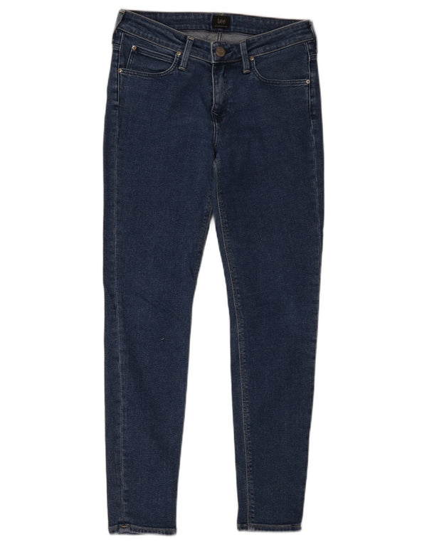 Lee Womens Scarlett Skinny Jeans W28 L31 Azul Algodão
