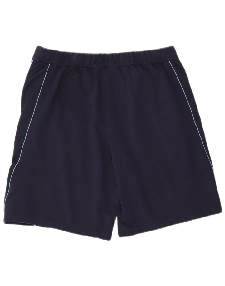 Shorts esportivos masculinos PUMA grandes algodão azul marinho