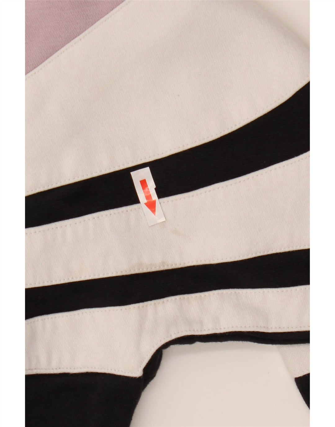 Adidas feminino oversized moletom jumper UK 12 médio preto colorblock