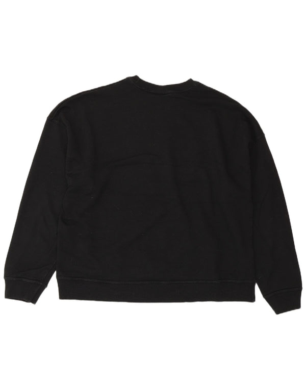 CHAMPION Suéter feminino gráfico oversized com capuz UK 18 XL preto