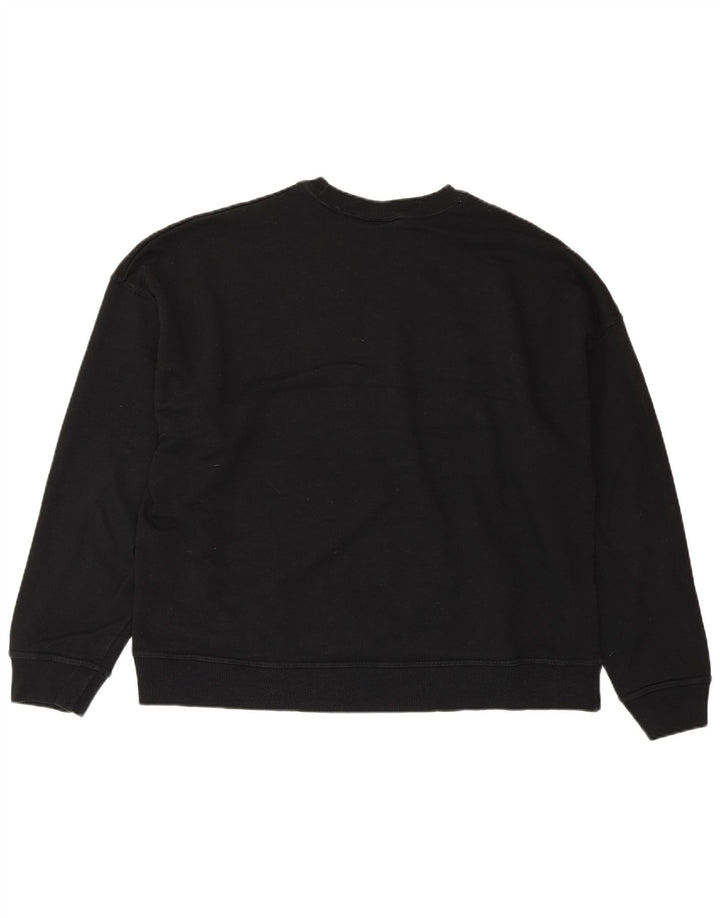 CHAMPION Suéter feminino gráfico oversized com capuz UK 18 XL preto