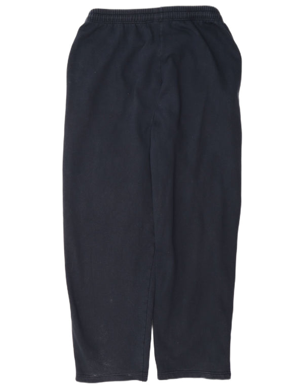 Calça de treino masculina Diadora grande algodão azul marinho