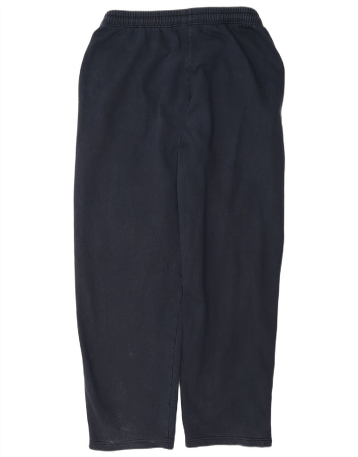 Calça de treino masculina Diadora grande algodão azul marinho