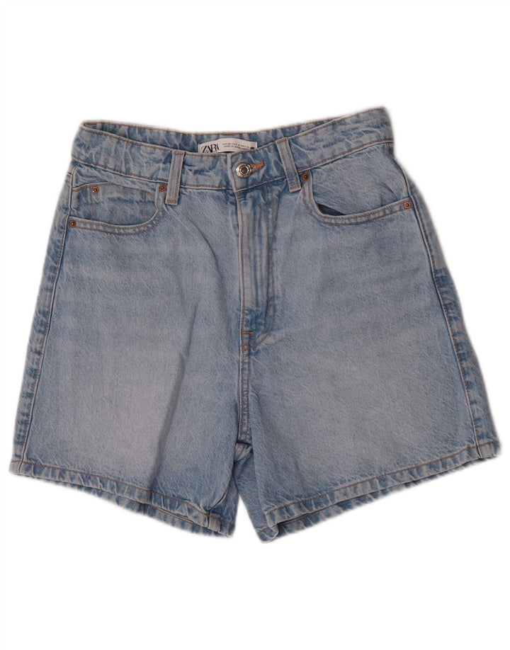 Shorts jeans feminino ZARA EU 36 XS W26 azul