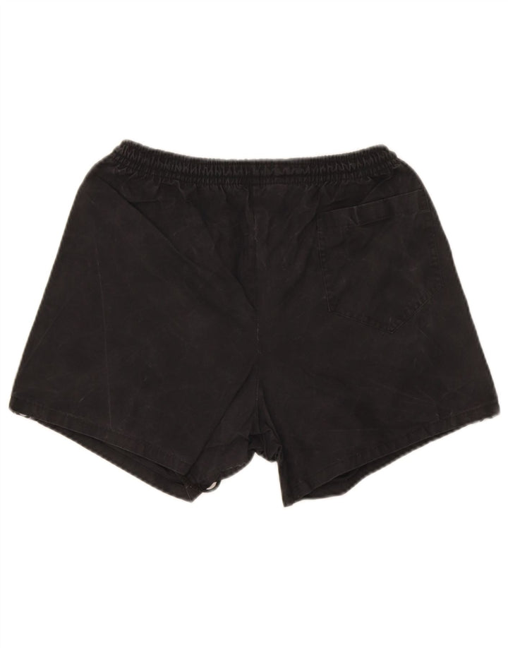 Shorts esportivos masculinos Asics Graphic pequeno poliéster preto