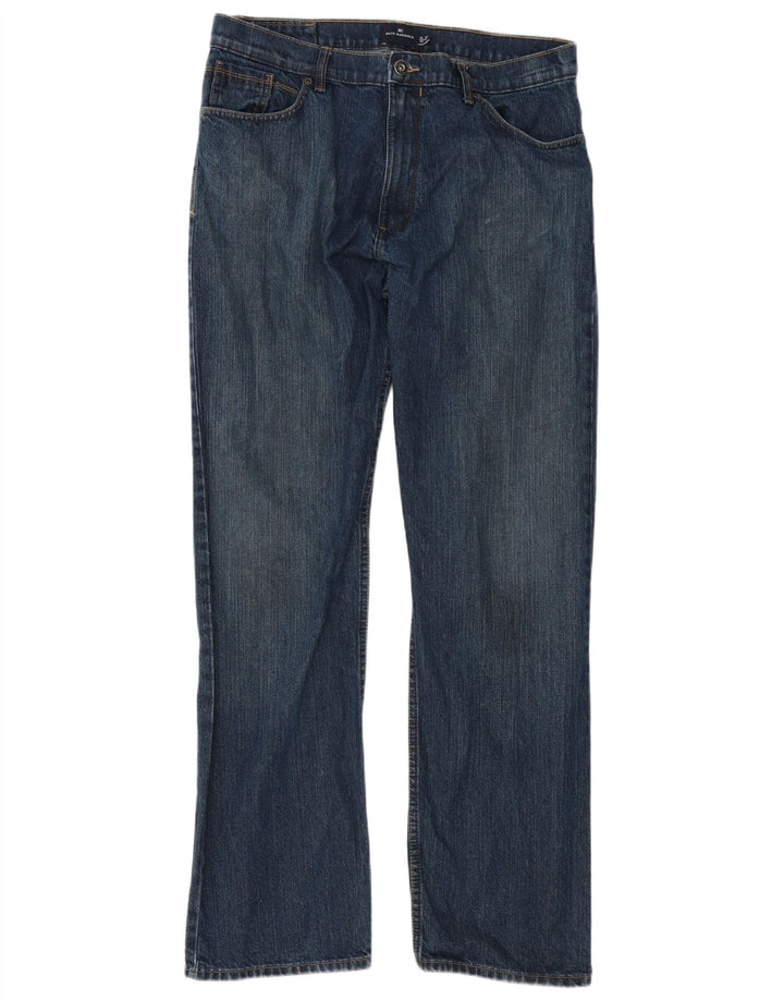 Jeans Marks & Spencer Masculino Blue Harbor Straight W36 L33 Azul Algodão