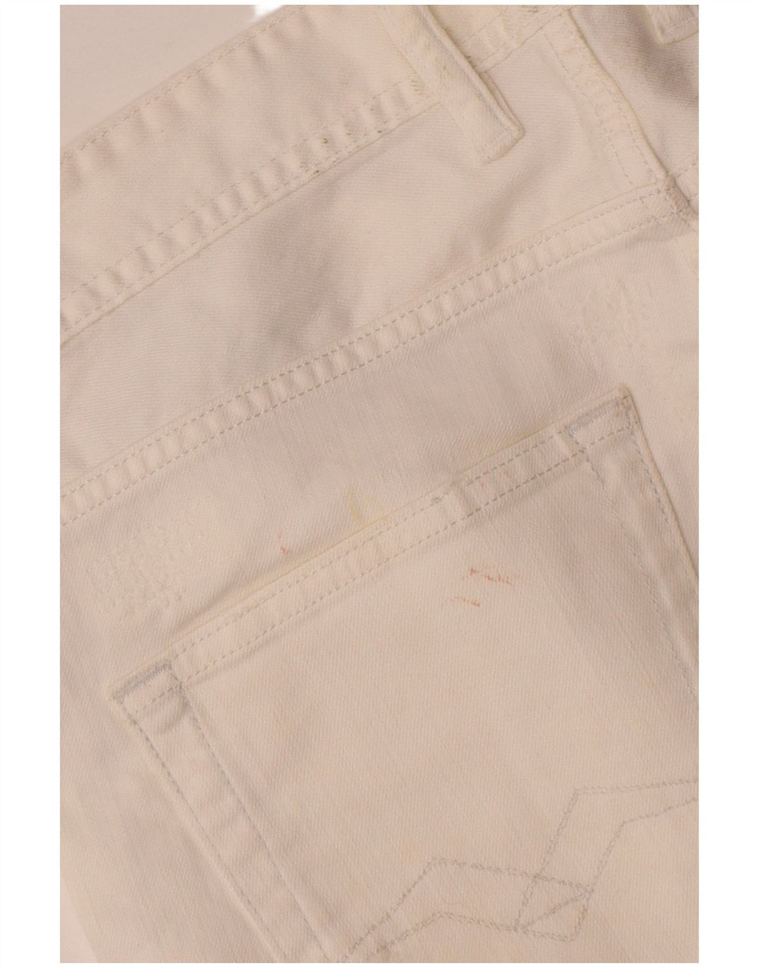 Replay feminino Grover Slim Jeans W29 L30 algodão branco