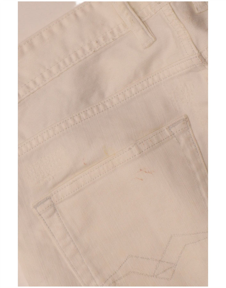 Replay feminino Grover Slim Jeans W29 L30 algodão branco