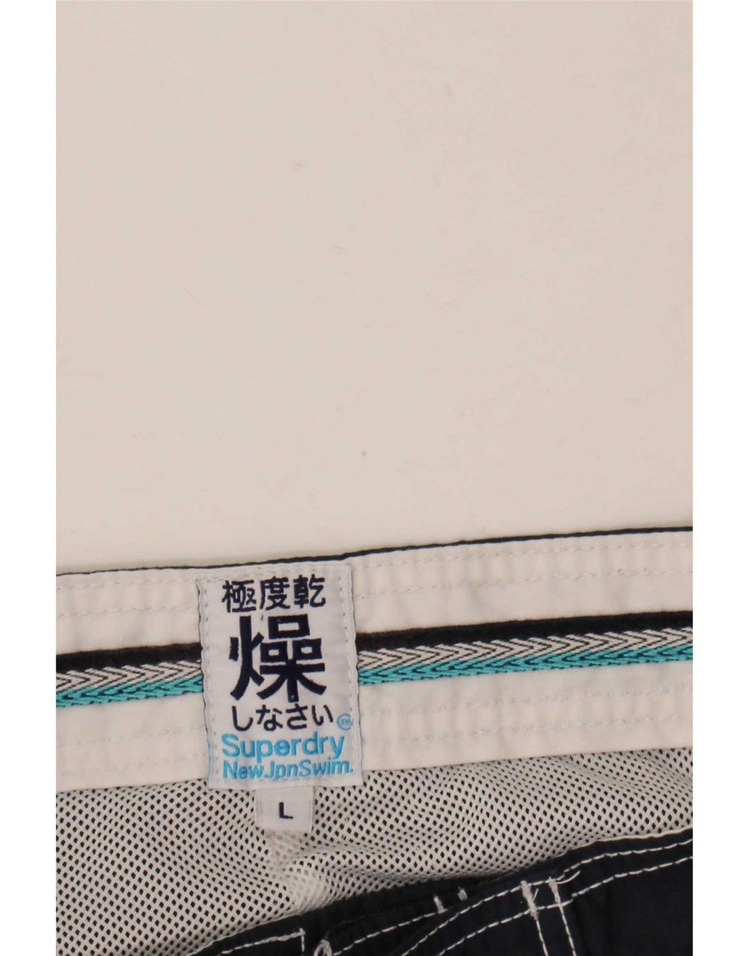 Shorts de natação masculino Superdry Graphic grande azul marinho