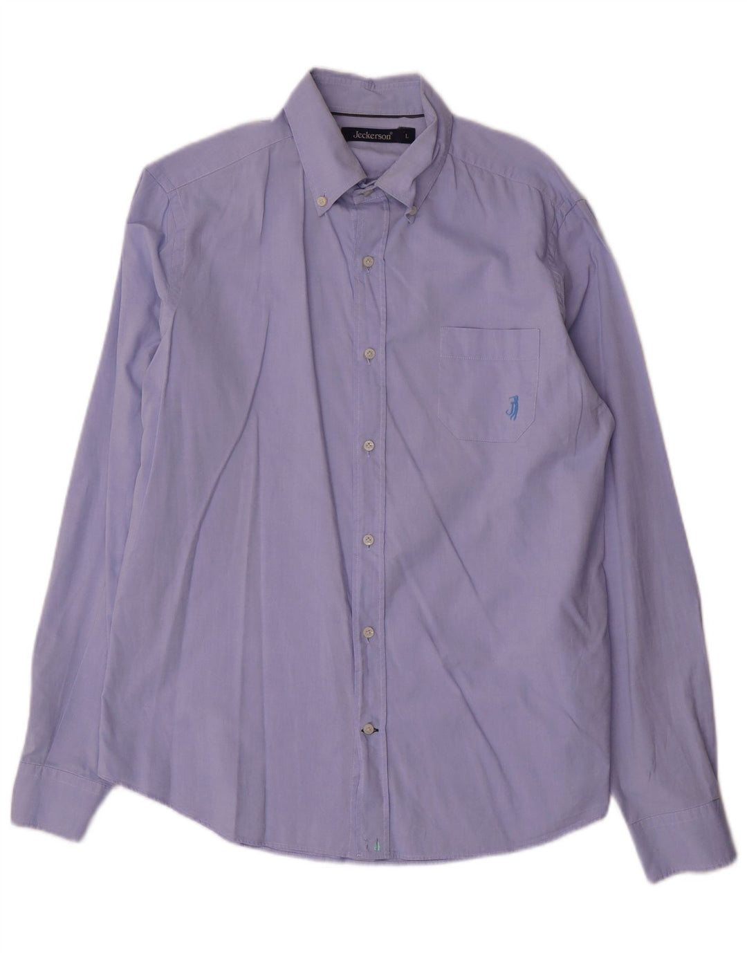 Camisa masculina JECKERSON grande algodão azul