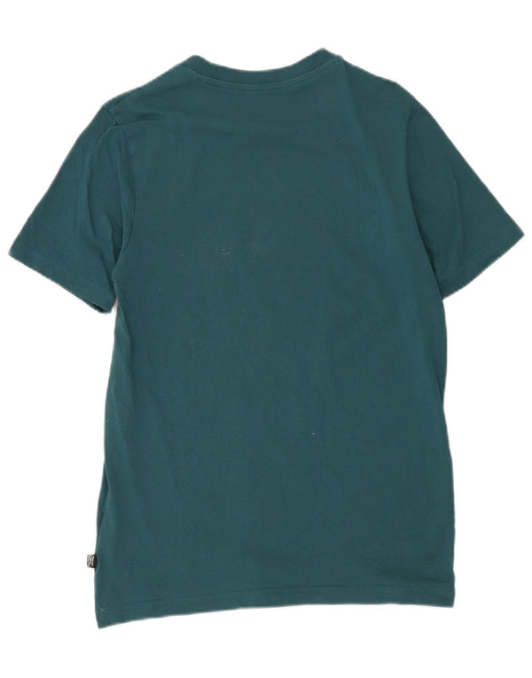Puma Camiseta Masculina Graphic Top Pequeno Algodão Verde