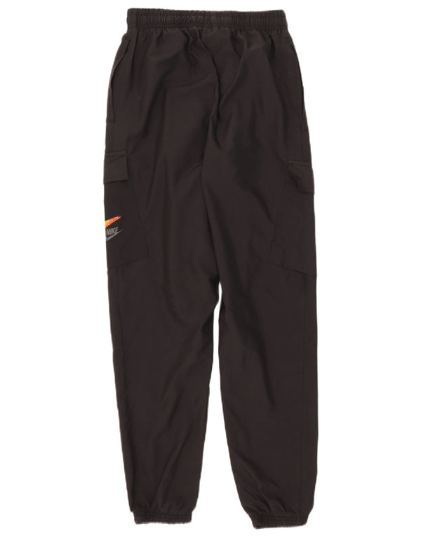 Nike Womens Cargo Tracksuit Calças Joggers UK 6 XS Poliéster Preto