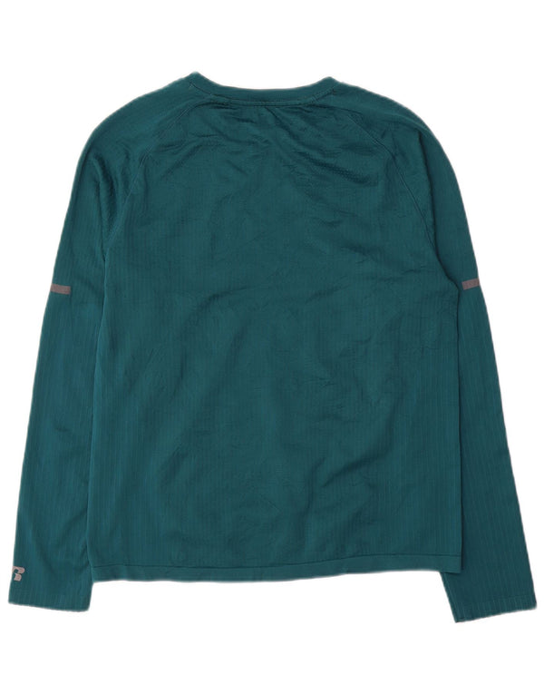 Russell Athletic Boys Dri-Power Top Manga Comprida 14-15 Anos XL Verde Nylon