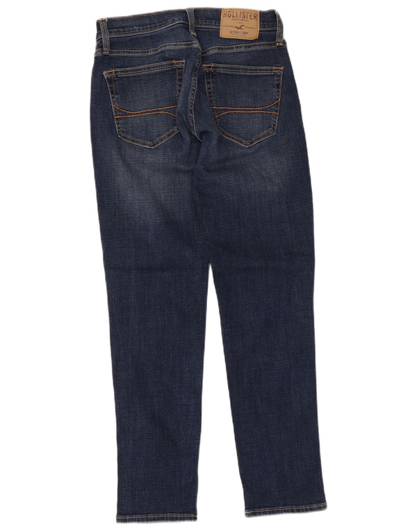 Hollister Mens Tapered Jeans W28 L30 Azul Algodão
