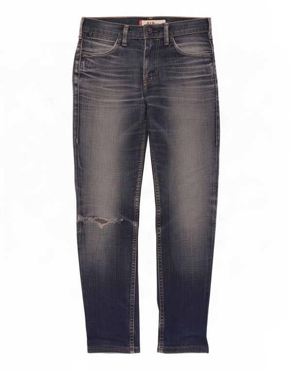 Calça jeans feminina Levi's 519 Distressed Slim W28 L28 Azul