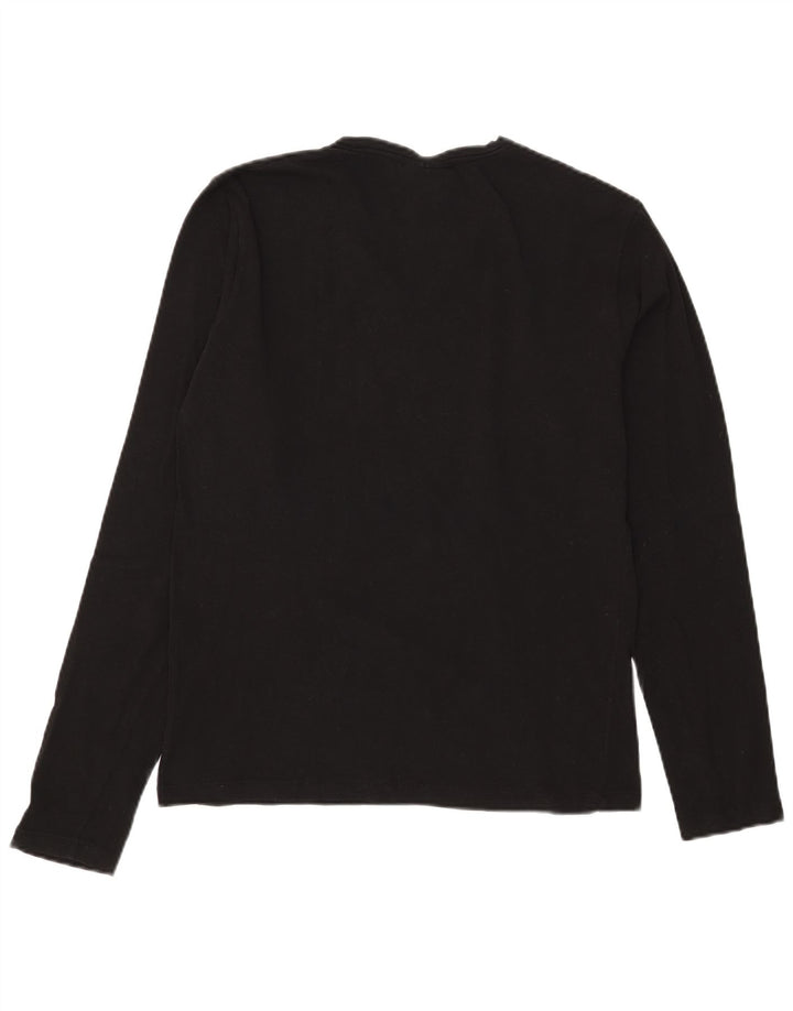 Wrangler Top feminino manga comprida UK 18 XL preto