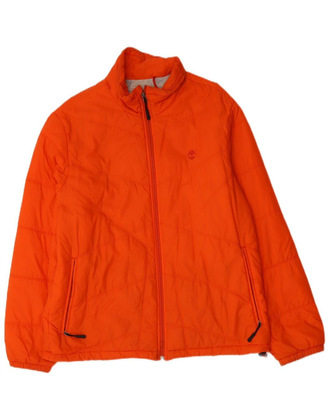 Jaqueta acolchoada masculina TIMBERLAND UK 42 XL laranja nylon