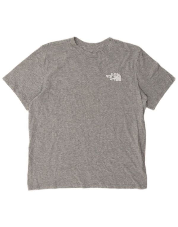 Camiseta gráfica feminina The North Face UK 16 grande algodão cinza