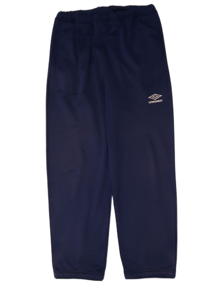 Calça de treino masculina Umbro XL azul marinho poliéster
