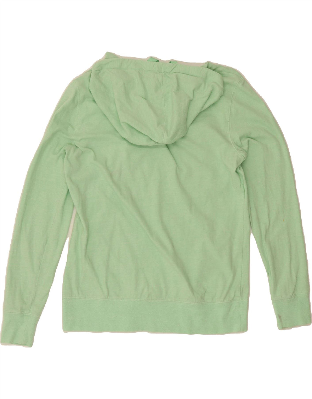 CHAMPION Womens Graphic Hoodie Jumper UK 14 Medium Green Cotton Vintage Champion and Second-Hand Champion from Messina Hembry 