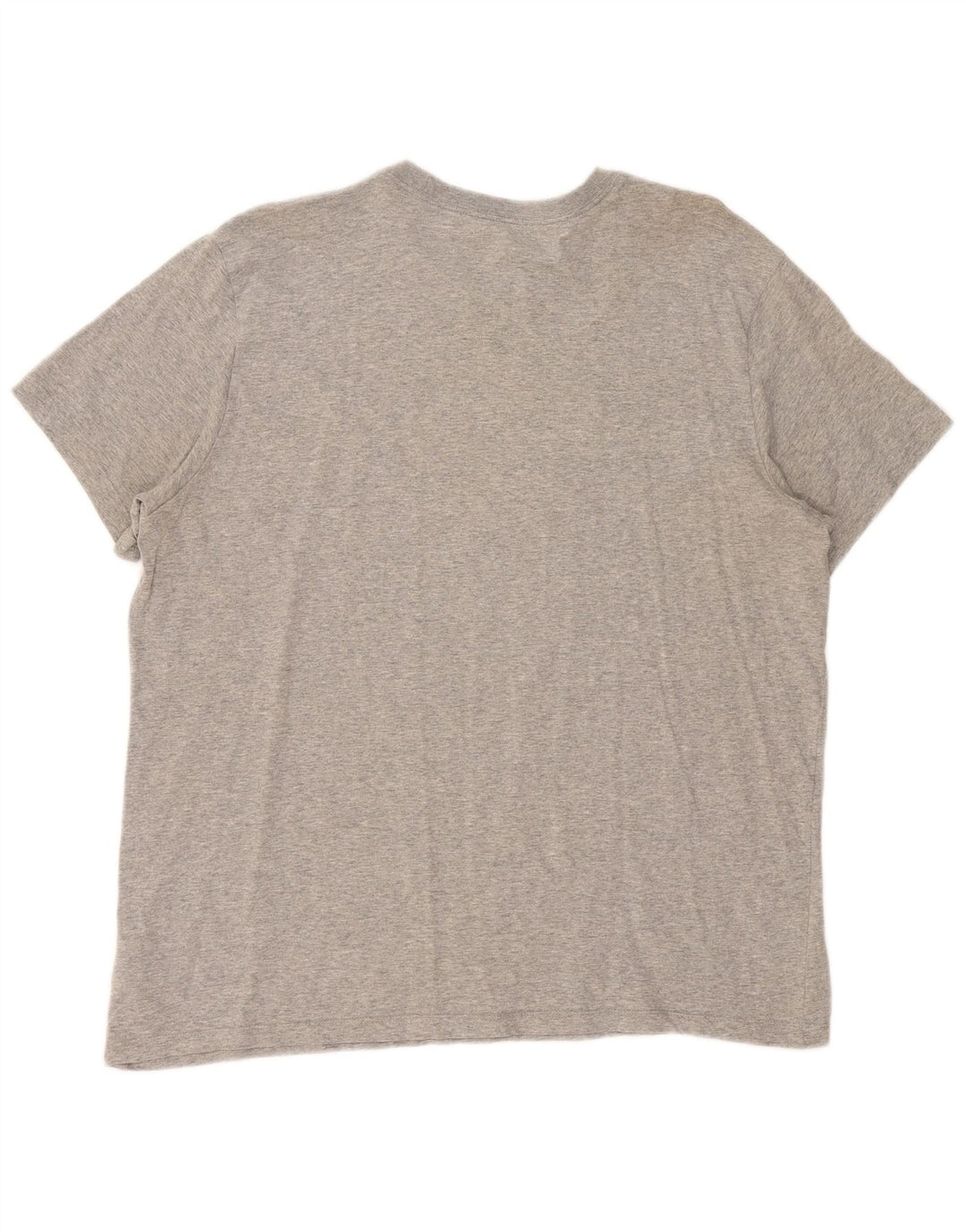 Camiseta masculina Nike Top XL cinza manchado de algodão