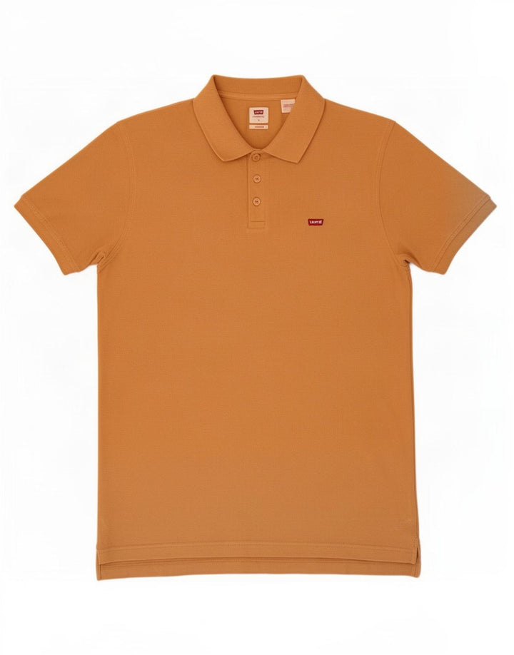 Camisa polo masculina Levi's Standard Fit grande bege