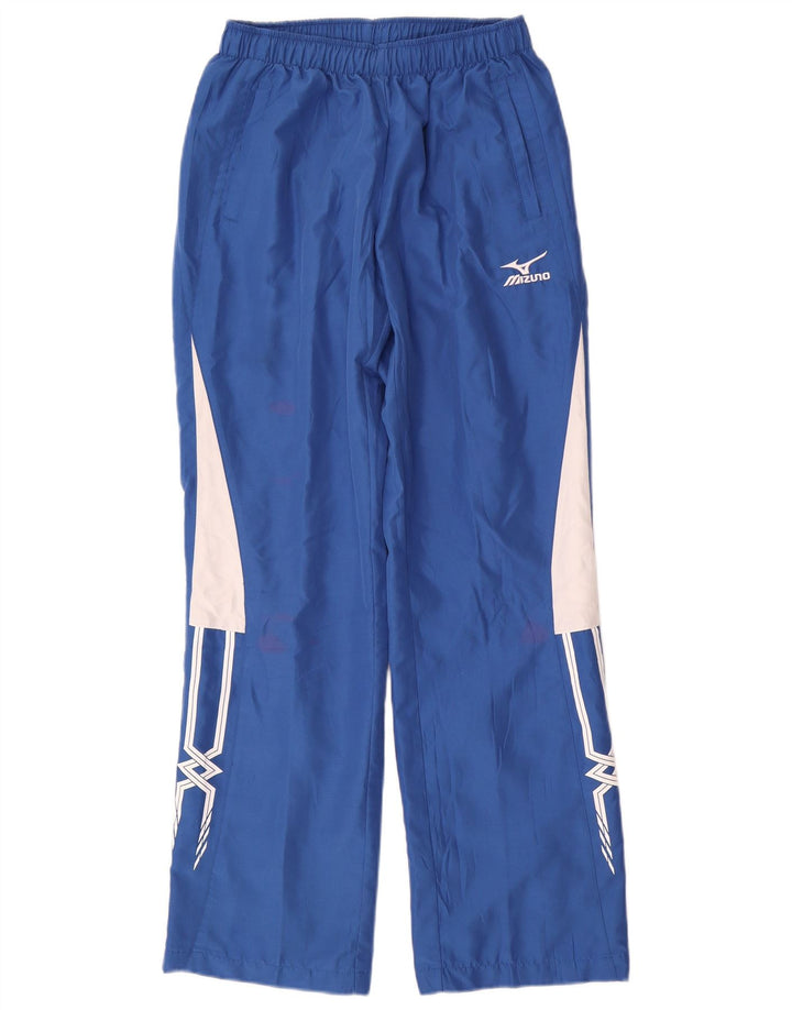 Calça de treino feminina MIZUNO UK 10 poliéster colorblock azul pequeno