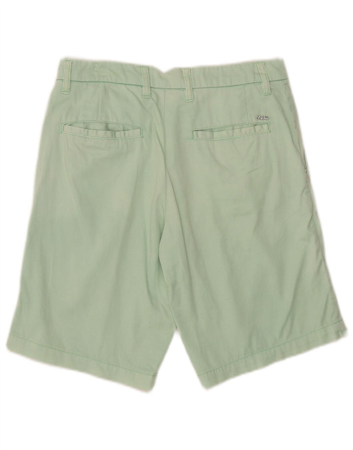 Guess Shorts Chino Feminino W28 Algodão Verde Médio