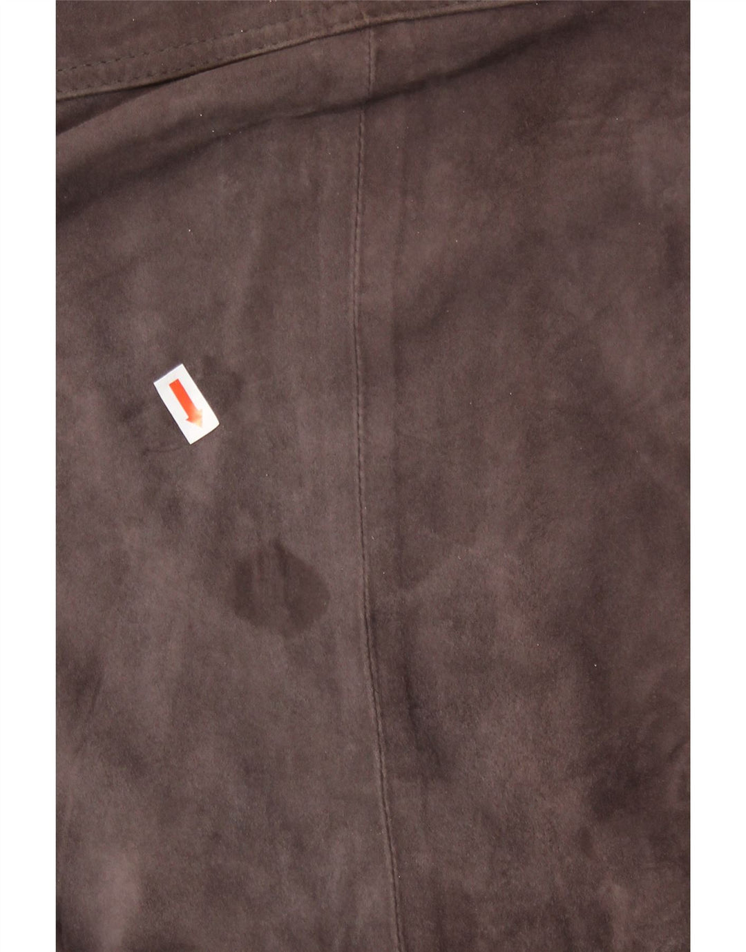 Jaqueta corta-vento masculina vintage de camurça Reino Unido 42 XL couro marrom