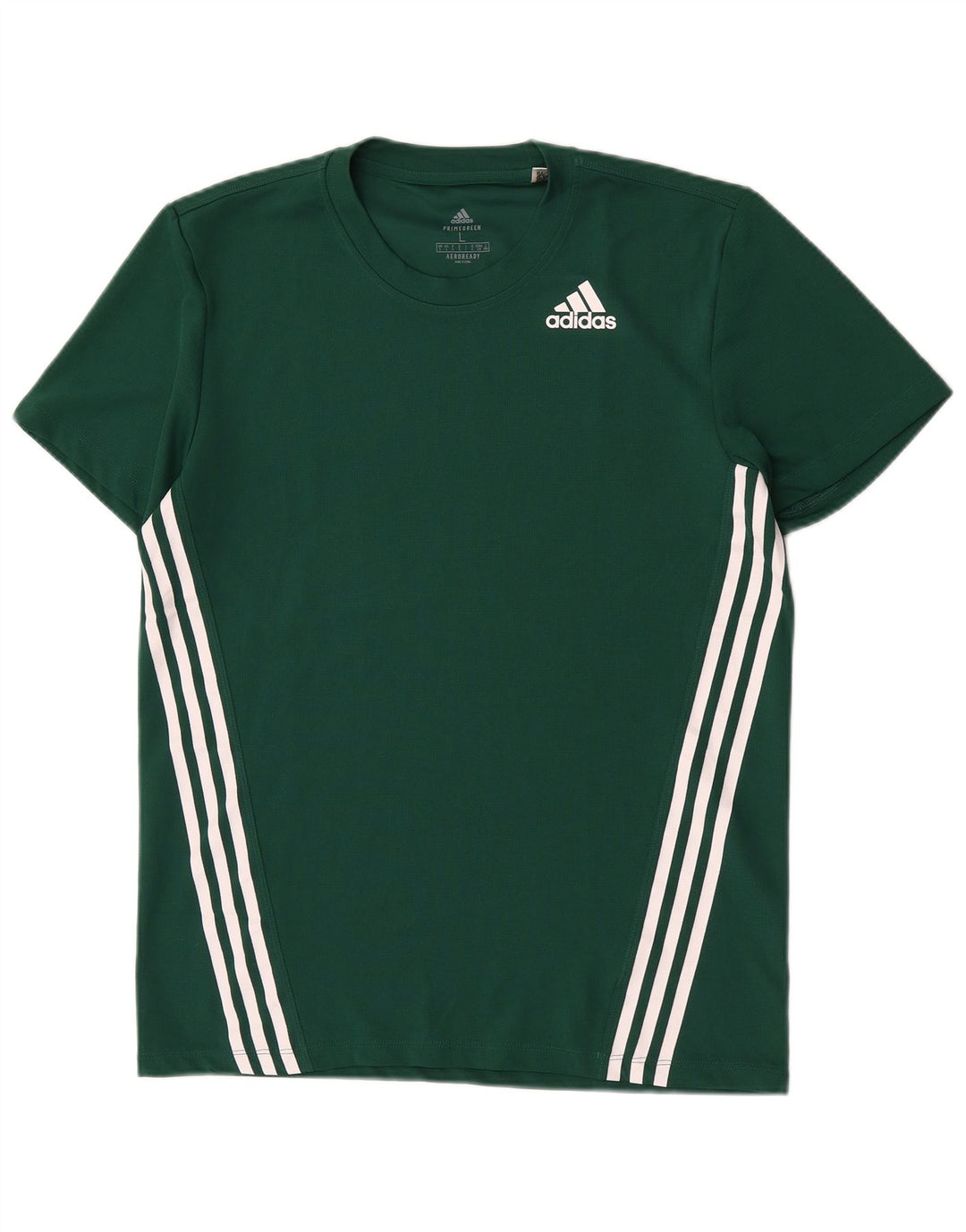Adidas Mens Aeroready Camiseta Top Grande Poliéster Verde