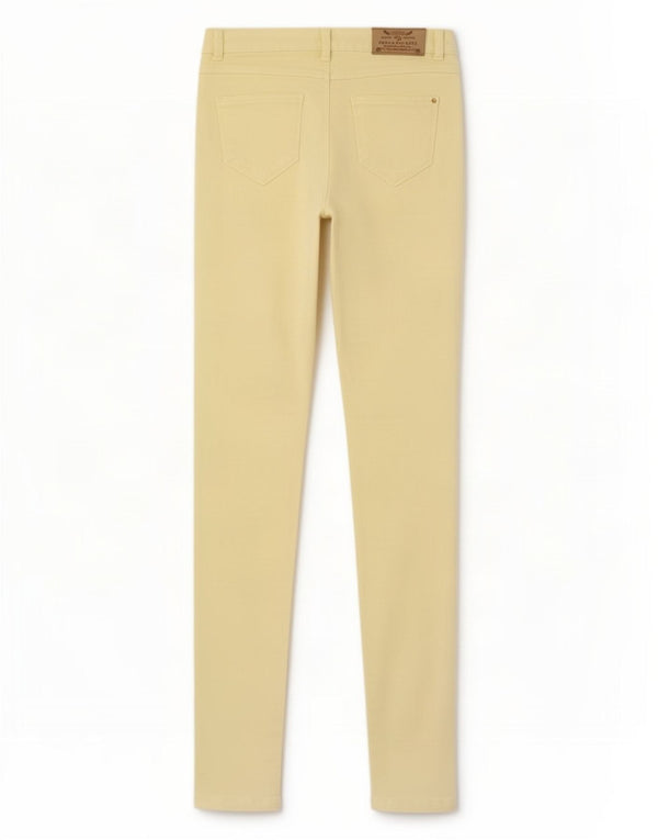 Zara Jeans Skinny Feminino EU 34 2XS W24 L28 Amarelo