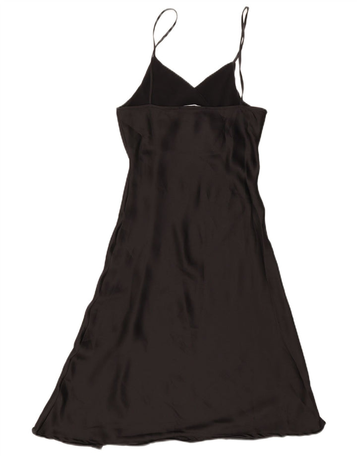 Vestido Slip Zara Mulher UK 4 XS Preto